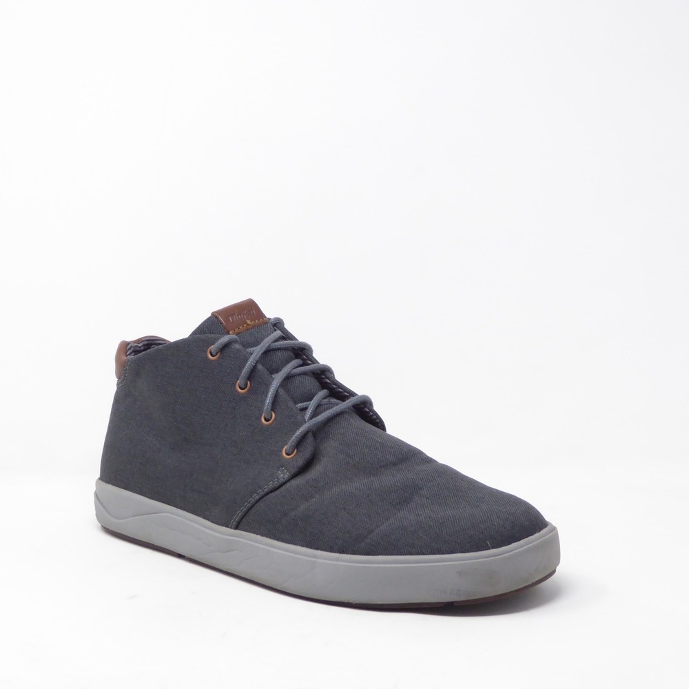 OluKai Mens Nana Hele Wai'apo Chukka Boots Grey Textile Size 13